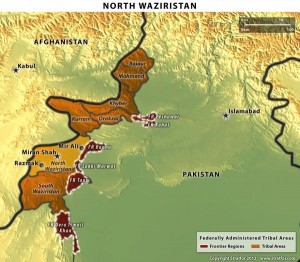 El control de Waziristán del Norte se divide entre las tribus señor de la guerra Hafiz Gul Bahadur y la facción del Talibán afgano Haqqani. El control de Waziristán del Norte se divide entre las tribus señor de la guerra Hafiz Gul Bahadur y la facción del Talibán afgano Haqqani.