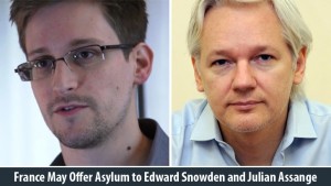 Los líderes de todos los lados del espectro político francés instaron al gobierno francés el jueves ofrecer asilo político, e incluso la ciudadanía francesa, a Julian Assange, fundador de WikiLeaks y al estadounidense Edward Snowden, desertor de la NSA.