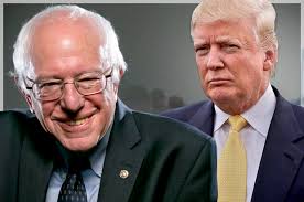 ¿Por qué los estadounidenses están apoyando Trump y Sanders lo largo de los candidatos respaldados por la corriente dominante máquinas políticas