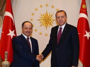 El 23 de agosto de 2016, en Ankara, el presidente turco Recep Tayyip Erdogan y su homólogo del gobierno regional kurdo de Irak, Massud Barzani, concluyeron una alianza contra los otros kurdos.