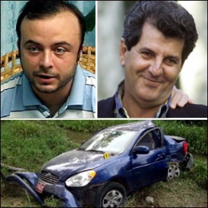 Según el comunicado el vehículo era conducido por el español Ángel Carromero, a su lado venía el ciudadano sueco Jens Aron Modig y detrás viajaban los disidentes cubanos Oswaldo Payá y Harold Cepero, ambos fallecidos en el accidente.