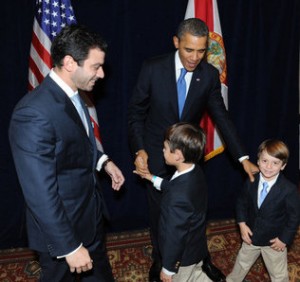 Freddy Balsera y Obama
