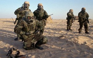 Soldados Israelies antigases