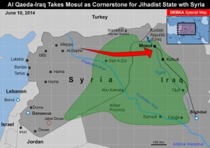 Con la captura de Mosul, Bakr Al-Baghdadi, comandante de ISIS, habrá dado un salto volando hacia su objetivo declarado de establecer un Estado Islámico independiente en el corazón del Oriente Medio. Ningún ejército ha sido capaz o está dispuesto a detener su avance constante, incluyendo los Estados Unidos, a pesar de que su Estado presentara una amenaza directa a la Arabia Saudita, Jordania, Turquía e Israel.