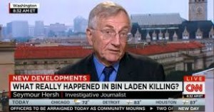 el periodista estadounidense Seymour Hersh, quien hizo las acusaciones en el London Review of Books a principios de este mes, exponiendo que los paquistaníes se vieron obligados a dar a Washington permiso para matar a Bin Laden una vez que la CIA pudo confirmar su presencia en Pakistán.