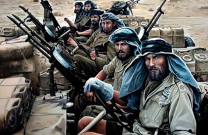 El Wall Street Journal informó de lo que aparece ominosamente como preludio a Libia 2.0. El 2 de agosto, el diario británico Sunday Express publico un artículo titulado Special Air Service (SAS) vestido de como combatientes “ yihadistas" de ISIS participan en la guerra encubierta contra Assad en Siria. Foto: Tropas del Servicio Especial Aerotransportado (Special Air Service - SAS) del Reino Unido, están sobre el terreno de Libia ayudando a los rebeldes libios a derrocar a Muamar Gadafi