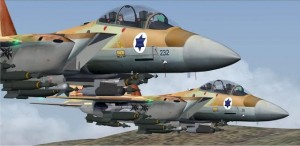 Seis aviones de combate rusos Sukhoi SU-30 pusieron en fuga a cuatro cazas israelíes F-15 que se acercaban a Latakia.