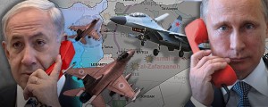 la sede de la fuerza aérea rusa e israelí cerca de Latakia en Siria y Tel Aviv comenzaron a practicar procedimientos para utilizar una línea telefónica que establecieron la semana pasada para coordinar sus operaciones en cielos sirios. Ellos estaban poniendo en práctica un acuerdo alcanzado entre Vladimir Putin y Binyamin Netanyahu en Moscú el 22 de septiembre, que fuera elaborado en detalle el 6 de octubre por Nikolay Bogdanovsky, Jefe del Mayor General de Rusia y el General Yair Golan, su homologo israelí.