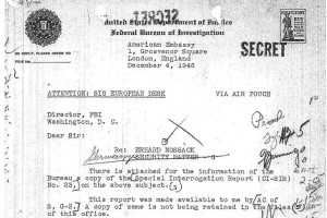 © Unidad Editorial, S.A. Documento probatorio. Fichero de la CIA de 1963, sobre los contactos de Mossack con la inteligencia militar de EEUU. / EL  © Unidad Editorial, S.A. Documento probatorio. Fichero de la CIA de 1963, sobre los contactos de Mossack con la inteligencia militar de EEUU. / EL MUNDO   