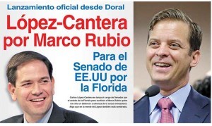 Los supuestos planes de descanso y trabajo, la atención a su familia, etc. fueron una cortina de humo ya que es conocido que desde los inicios de su carrera política en la Ciudad de West Miami —bajo la tutela de la alcaldesa Rebeca Sosa, actual Comisionada del Distrito No 6 del Condado Miami-Dade y su madrina política como Comisionado de esa pequeña ciudad— lo único importante para él consistía en convertirse en Presidente de los EE.UU.