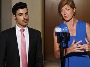 Durante la reunión del Consejo de Seguridad de la ONU realizada el 24 de agosto de 2015, la representante permanente de Estados Unidos, Samantha Power, presentó como testigo a Subhi Nahas, líder de una organización gay siria en el exilio, en Turquía. Este joven describió los horrores del Emirato Islámico, pero decepcionó a la señora Power al explicar que había huido de Siria por miedo a los yihadistas y se negó a condenar la República Árabe Siria.