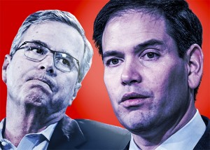 La deslealtad o traición hacia sus amigos, sobre todo hacia aquéllos que lo han ayudado en su escalada dentro de la Gerencia Publica, como por ejemplo  Jeb Bush, su padrino y mentor —calificada dentro de los círculos republicanos a nivel nacional como la mayor traición política del siglo