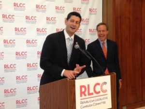 Rep. Paul Ryan (R-Wisc.) Encabezó el evento RSLC, expresando la importancia de los recursos a los esfuerzos republicanos.